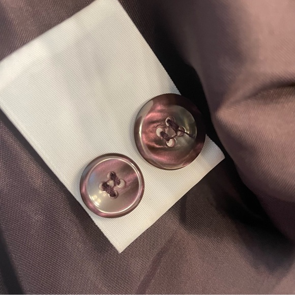 Hennes for H&M Skinny Wale Purple Corduroy Blazer Sz 4 - Picture 9 of 10